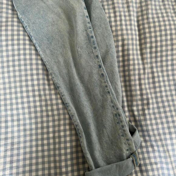 Good American Slim Straight High Rise Light Wash 90's Jeans Size‎ 28 / 6 - Picture 3 of 5